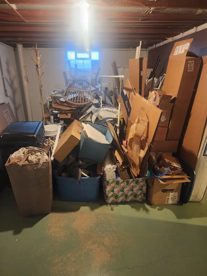 Roll-off dumpster container at job site for Roll Off Dumpster Rental in Independence